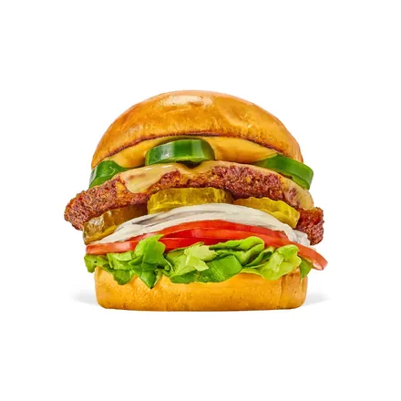 Gourmet burger, food photography by lightwrk, Toronto